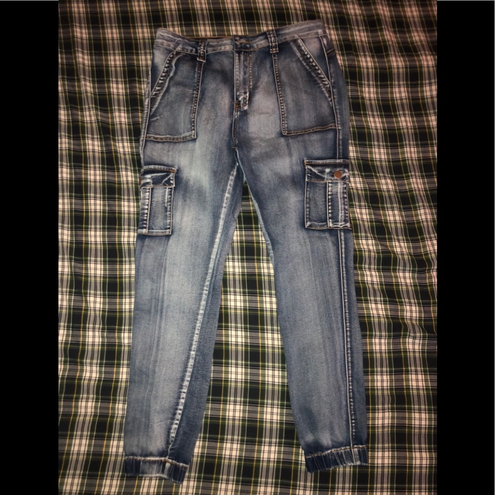 denim colored jeggings